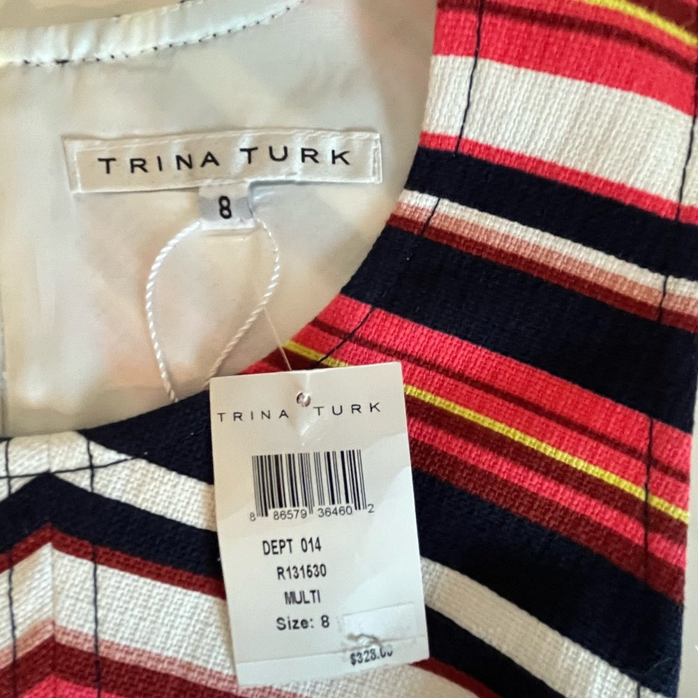 Trina Turk Chevron Mini Dress - Picture 4 of 7